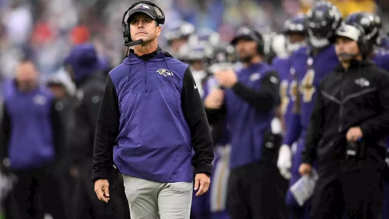 John Harbaugh on heated sideline exchange with Marcus Peters: 'I hope he still loves me'