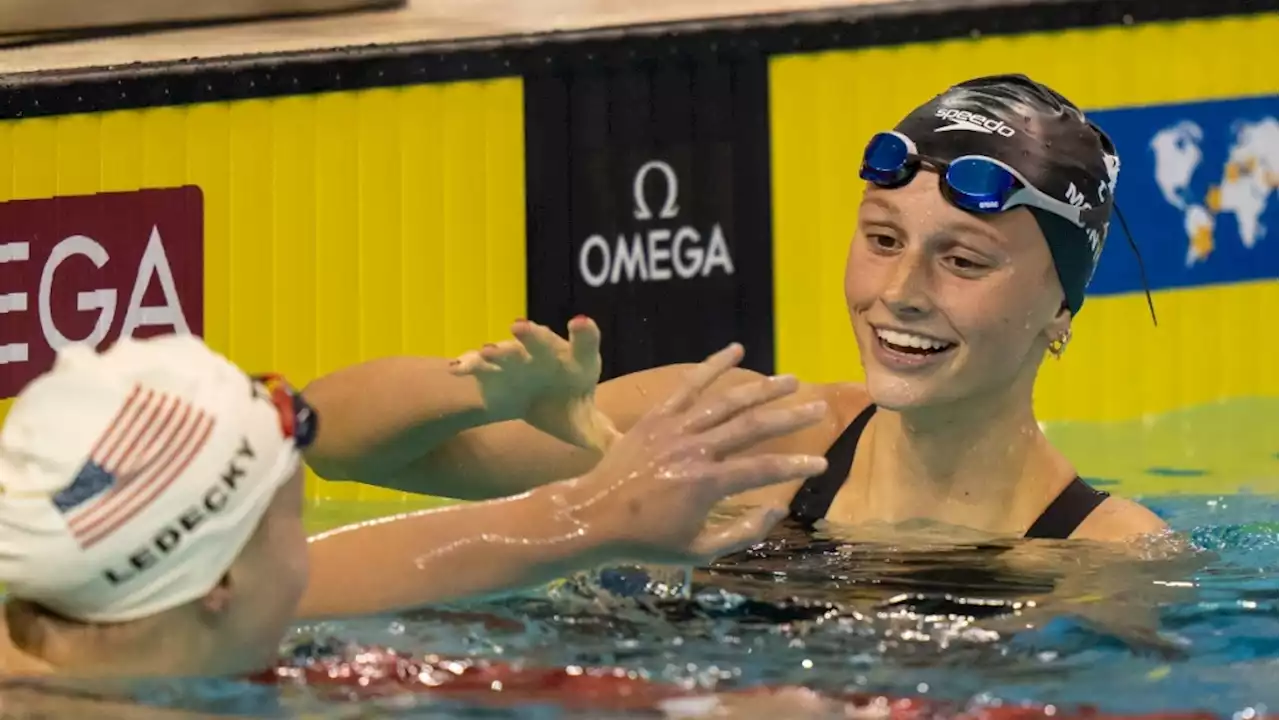 Golden McIntosh: Canadian swim star Summer McIntosh wins gold again at World Cup