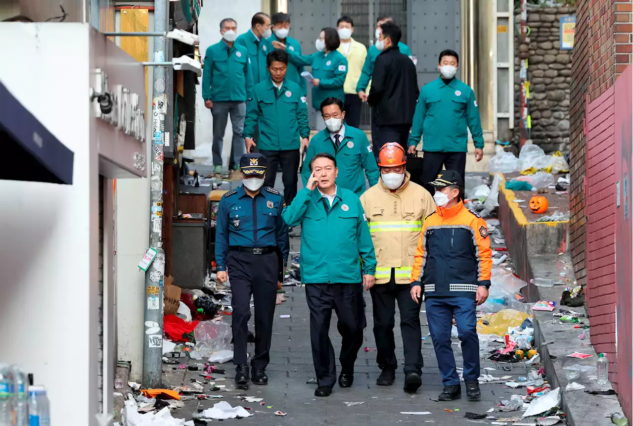 Südkorea - Mehr als 150 Tote bei Massengedränge in Seoul