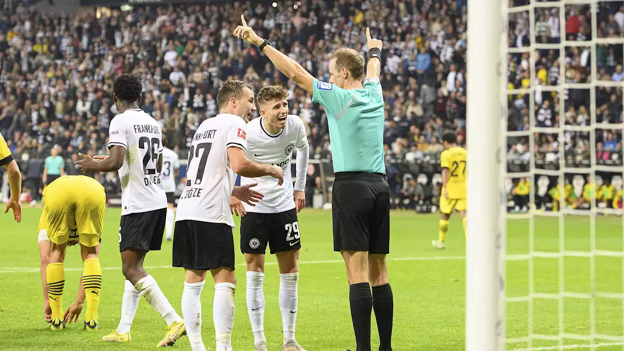 Eintracht Frankfurt - Borussia Dortmund: Schiedsrichter erklärt Fehlentscheidung bei Foulspiel an Lindström