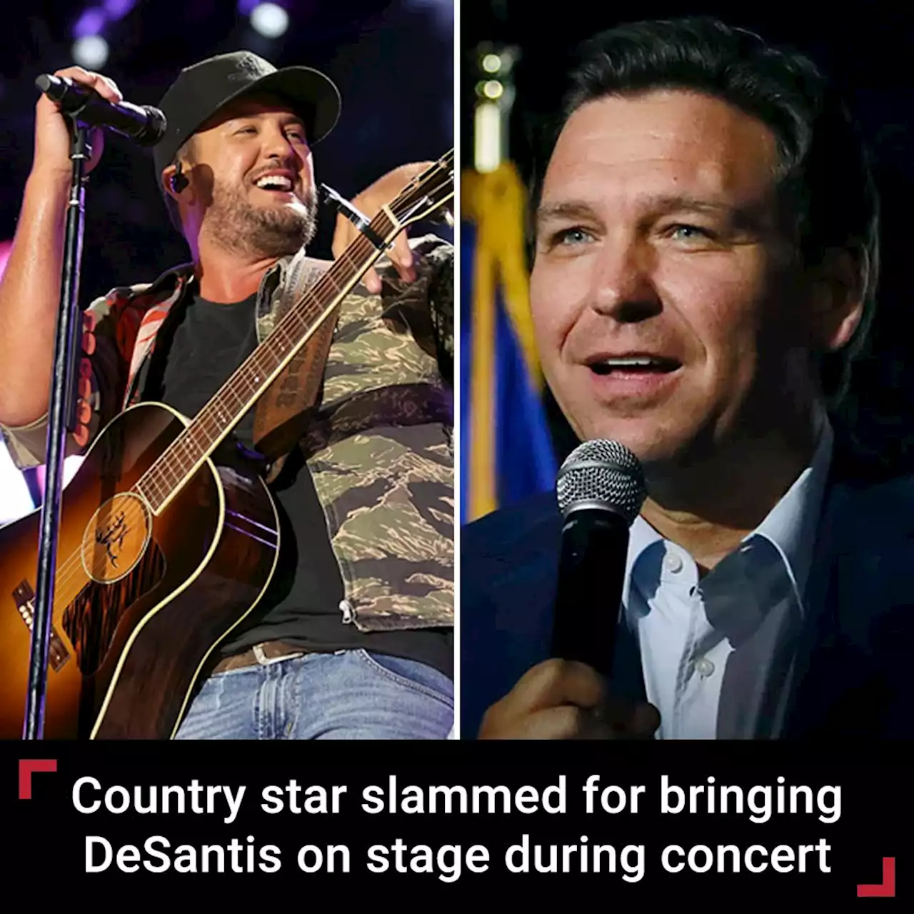 Liberal Twitter slams Luke Bryan for bringing Ron DeSantis on stage during Fla. concert