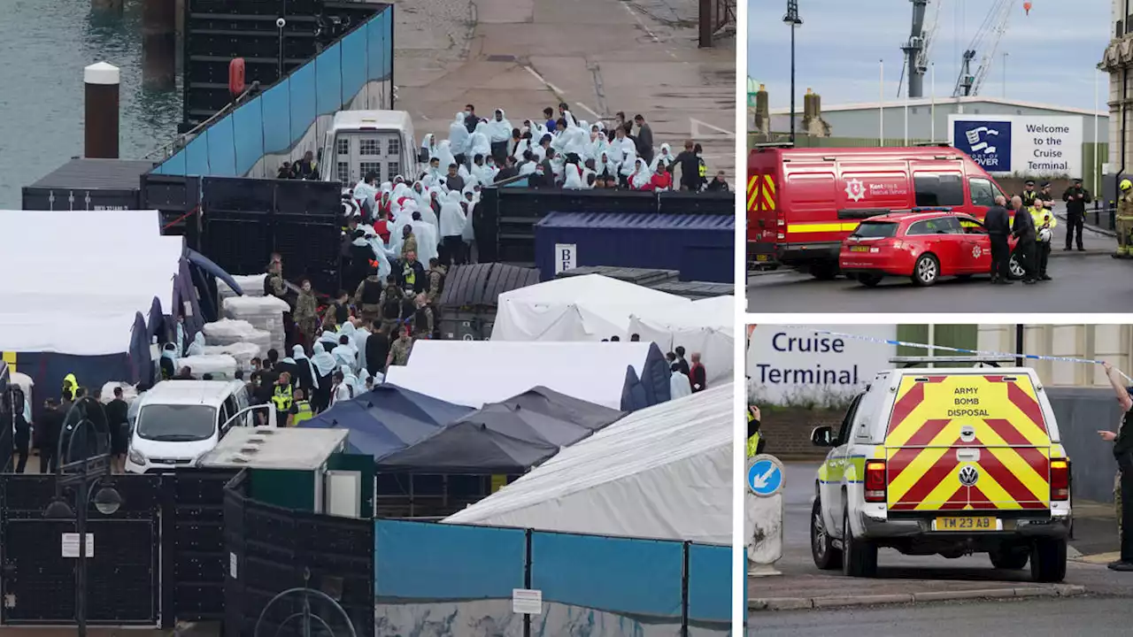 Man 'attacks Dover migrant processing centre with petrol bombs before killing himself', witnesses claim