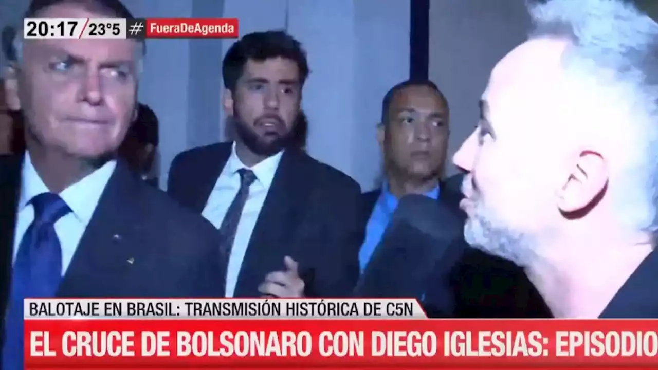 Fuerte cruce entre Jair Bolsonaro y un periodista de C5N