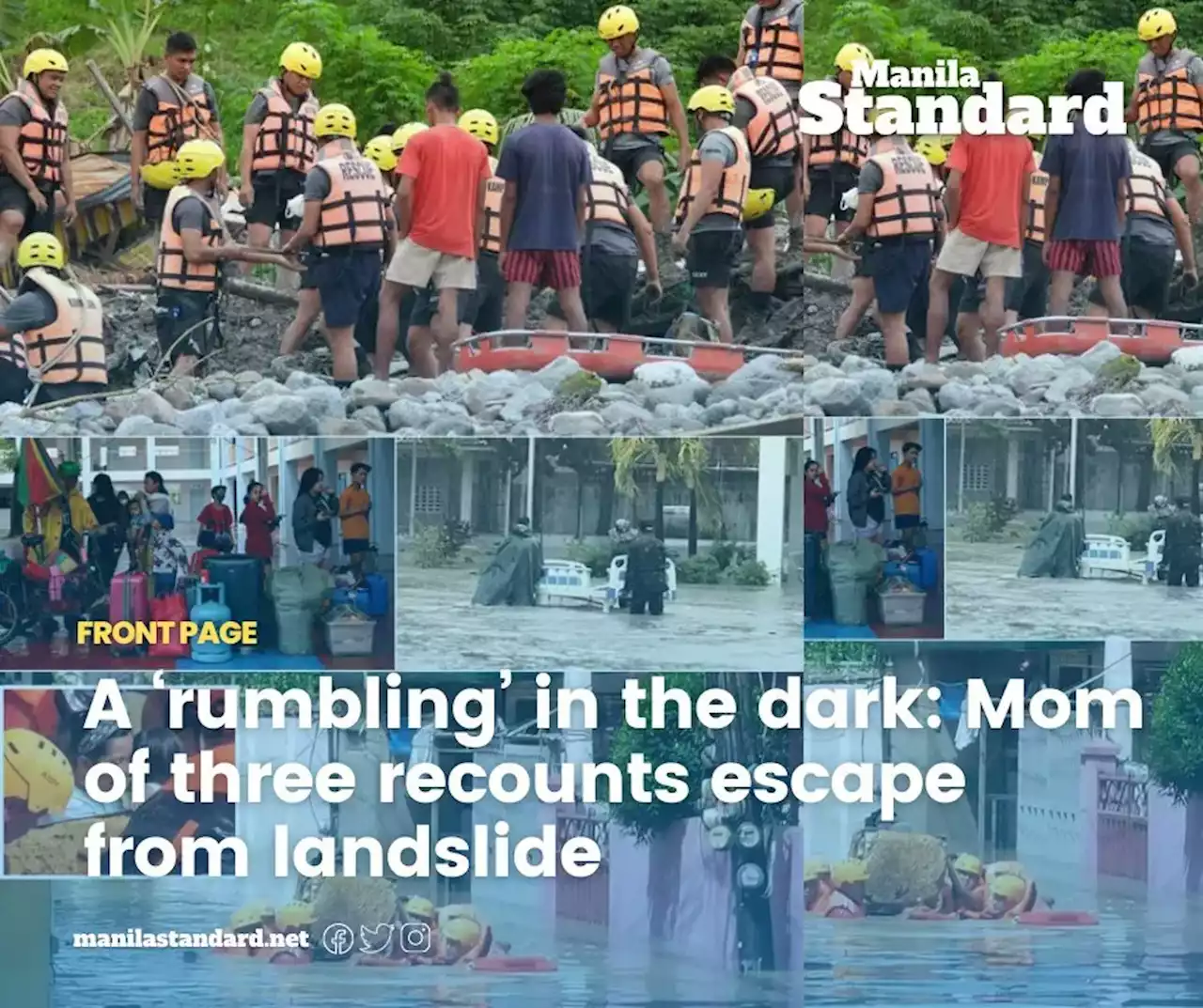 A ‘rumbling’ in the dark: Mom of three recounts escape from landslide