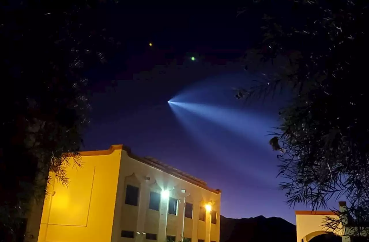 Your Photos: SpaceX's Falcon 9 Rocket Illuminates San Diego, Mexico's Sky