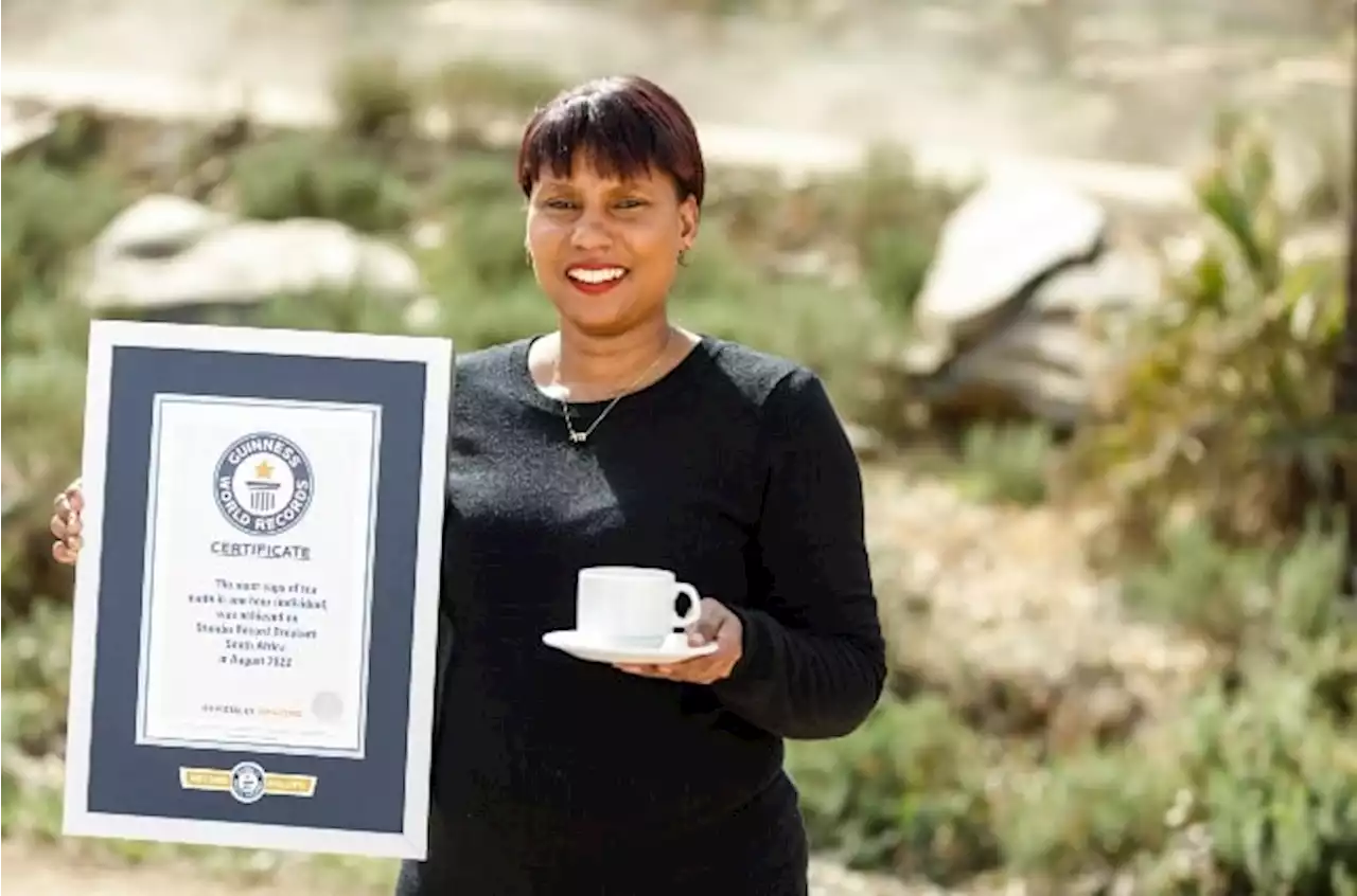 249 cups of tea in 60 minutes: how this Western Cape woman broke a potty world record | You