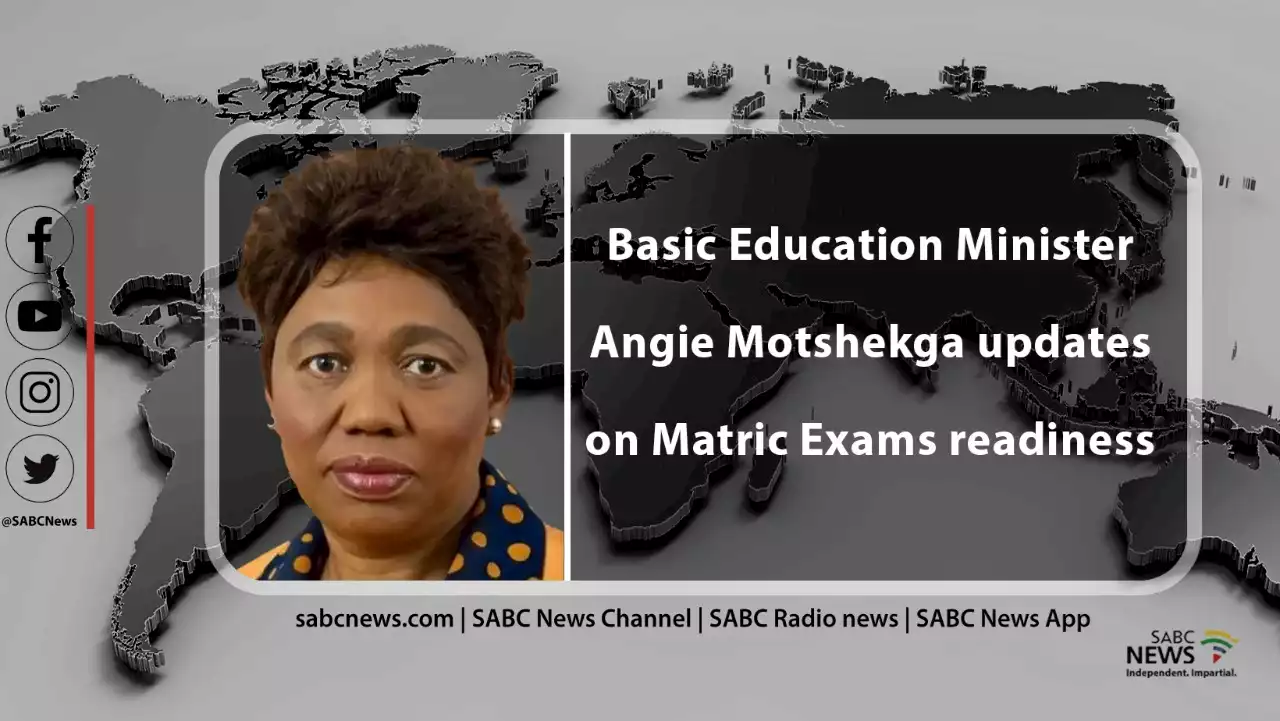 LIVE: Basic Education Minister briefs the media on the state of readiness for Matric Exams - SABC News - Breaking news, special reports, world, business, sport coverage of all South African current events. Africa's news leader.