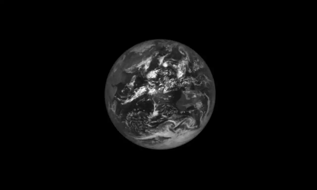 Ahead of Gravity Assist, NASA's Lucy Spacecraft Captures Images of Earth and Moon