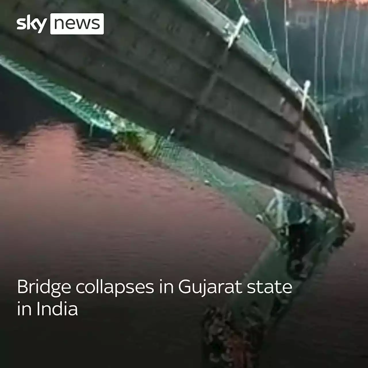 India bridge collapse: 68 people dead after incident in Gujarat state