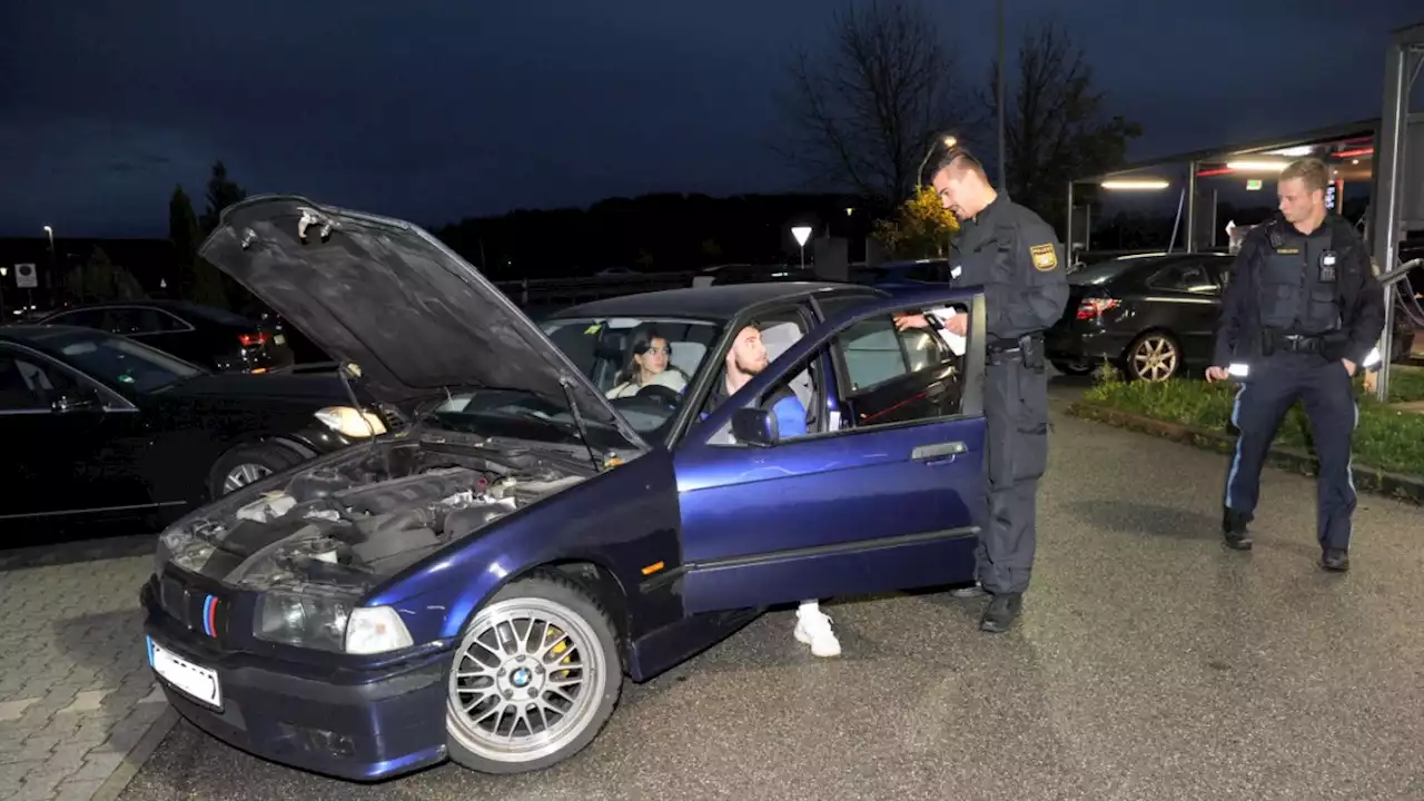 Gilchinger Tuning-Szene: Auf Nachtstreife mit der Polizei