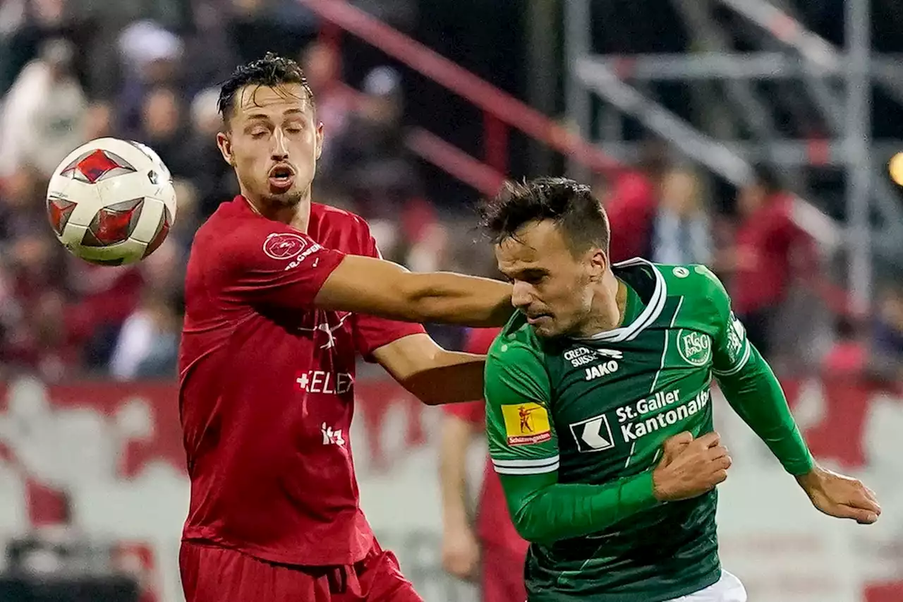 Der FCSG verliert gegen Winterthur in der Super League mit 0:1