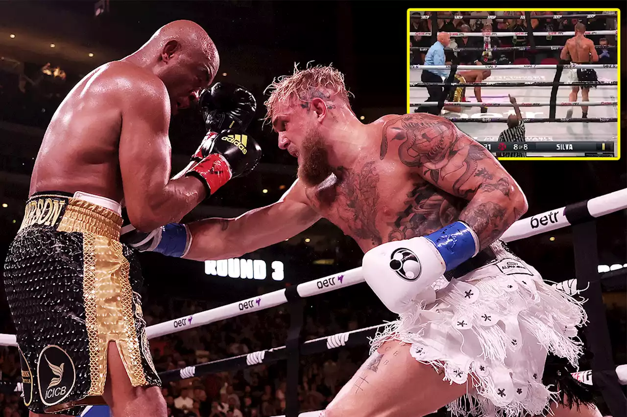 Jake Paul knocks down Anderson Silva and beats him by unanimous decision