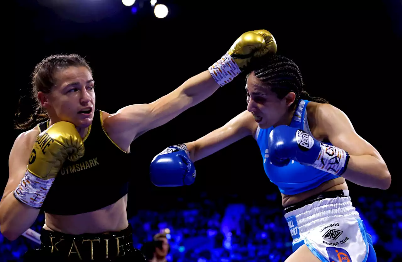 Katie Taylor retains lightweight belts Carabajal in undisputed world title victory