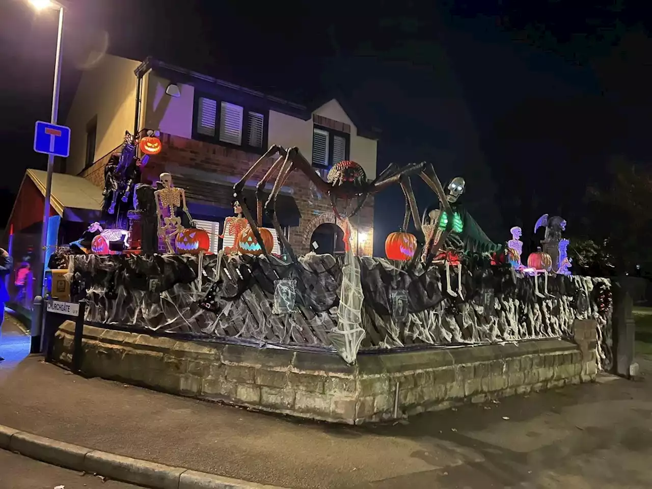 Location revealed for incredible Halloween House where Yorkshire residents are flocking