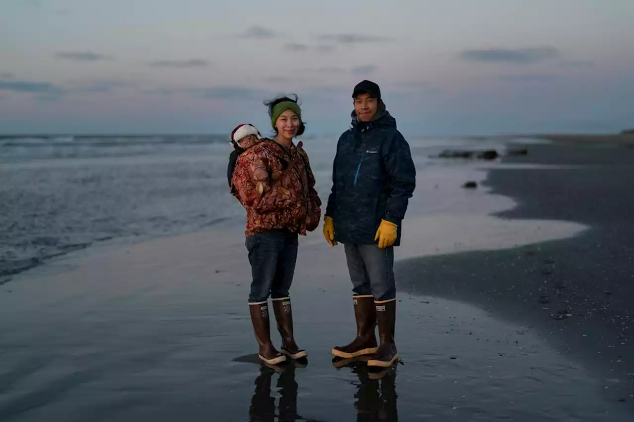 Photos: Alaska village still home despite climate threat