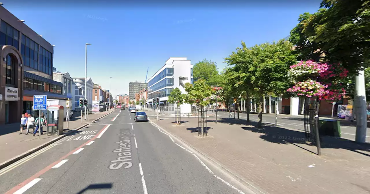 Pedestrian taken to hospital after crash in Belfast city centre