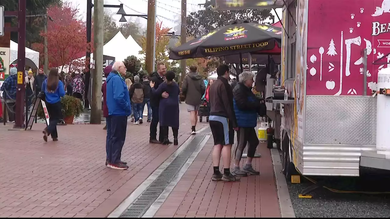 Hundreds turn out to first annual Langford Fall Food Truck Festival