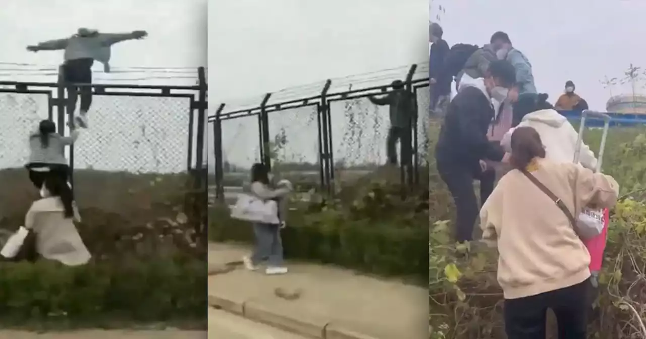 Chinese Workers Jump Fence After Being Locked Inside World's Largest iPhone Factory