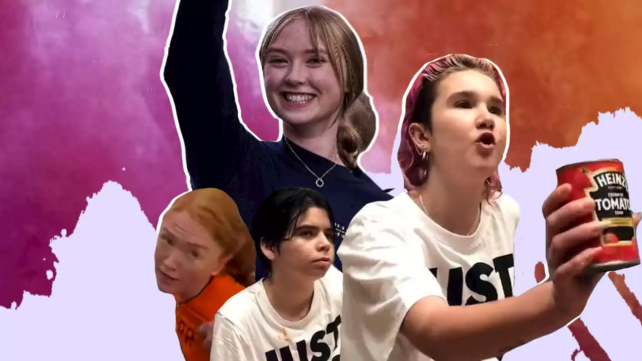 Thrown soup and spilt milk: Meet the young women and non-binary activists using extreme stunts to demand action