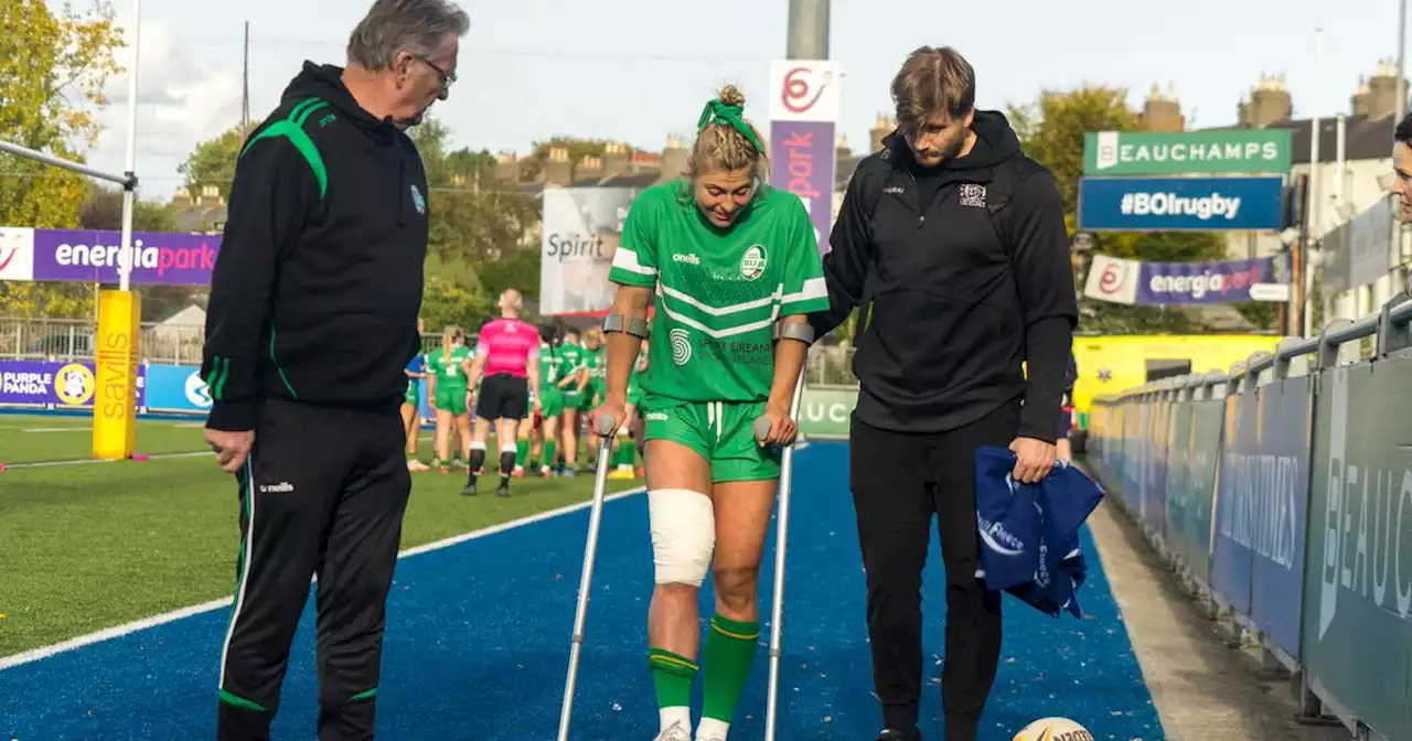 Ireland player Charlie Willett left to cover cost of ACL injury