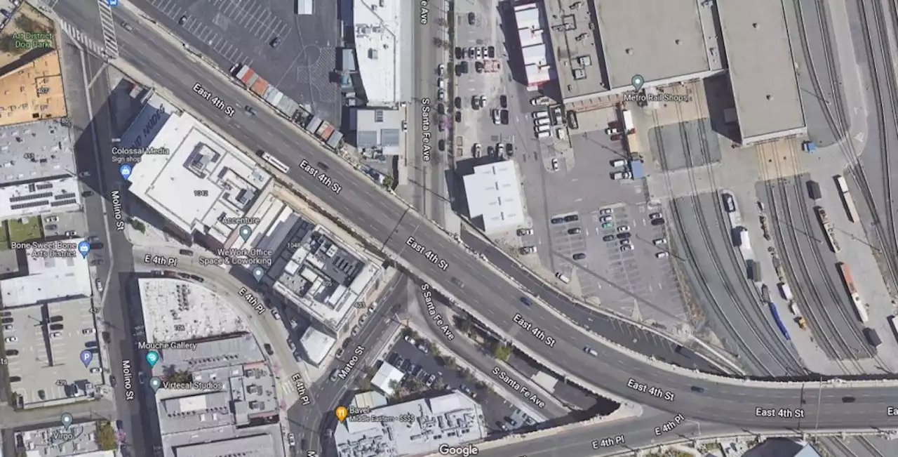 Nude female body found under Fourth Street Bridge in downtown LA