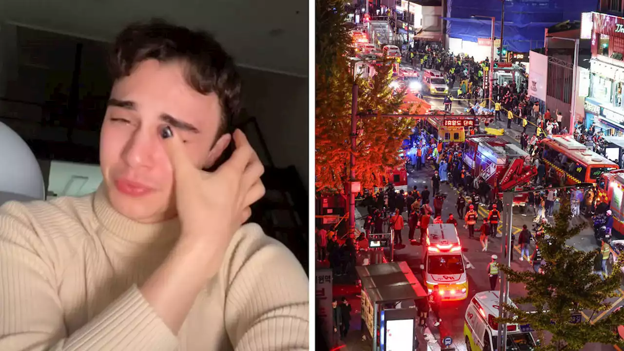 'Devastated' holidaymaker reveals how he watched his friend get crushed to death in 'wall of people' in Seoul disaster