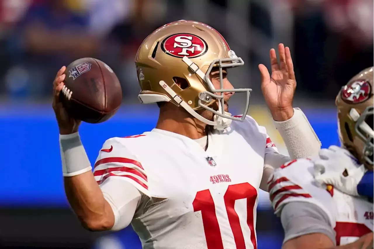 Jimmy Garoppolo gets spontaneous vs. Rams, and that's a good sign as 49ers  enter bye week