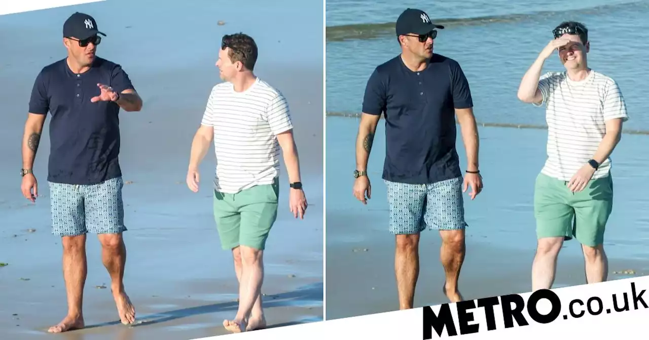 Ant and Dec stroll along beach in Australia before new series of I'm A Celebrity