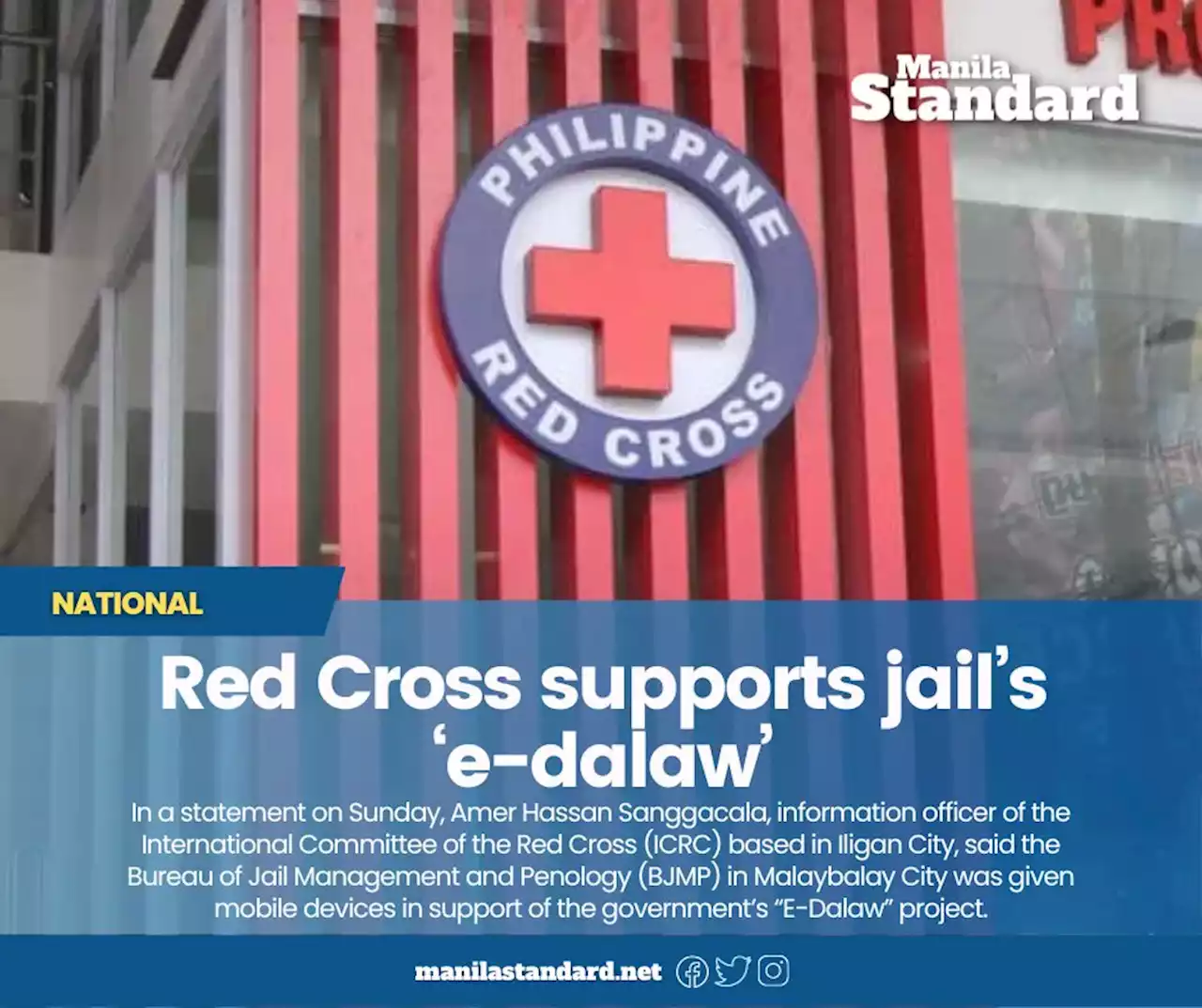 Red Cross supports jail’s ‘e-dalaw’