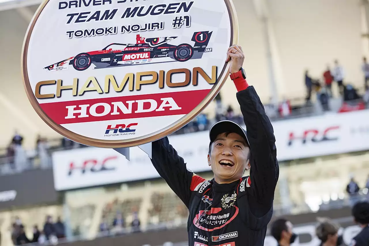 Tomoki Nojiri elated after &quot;miraculous&quot; Super Formula season