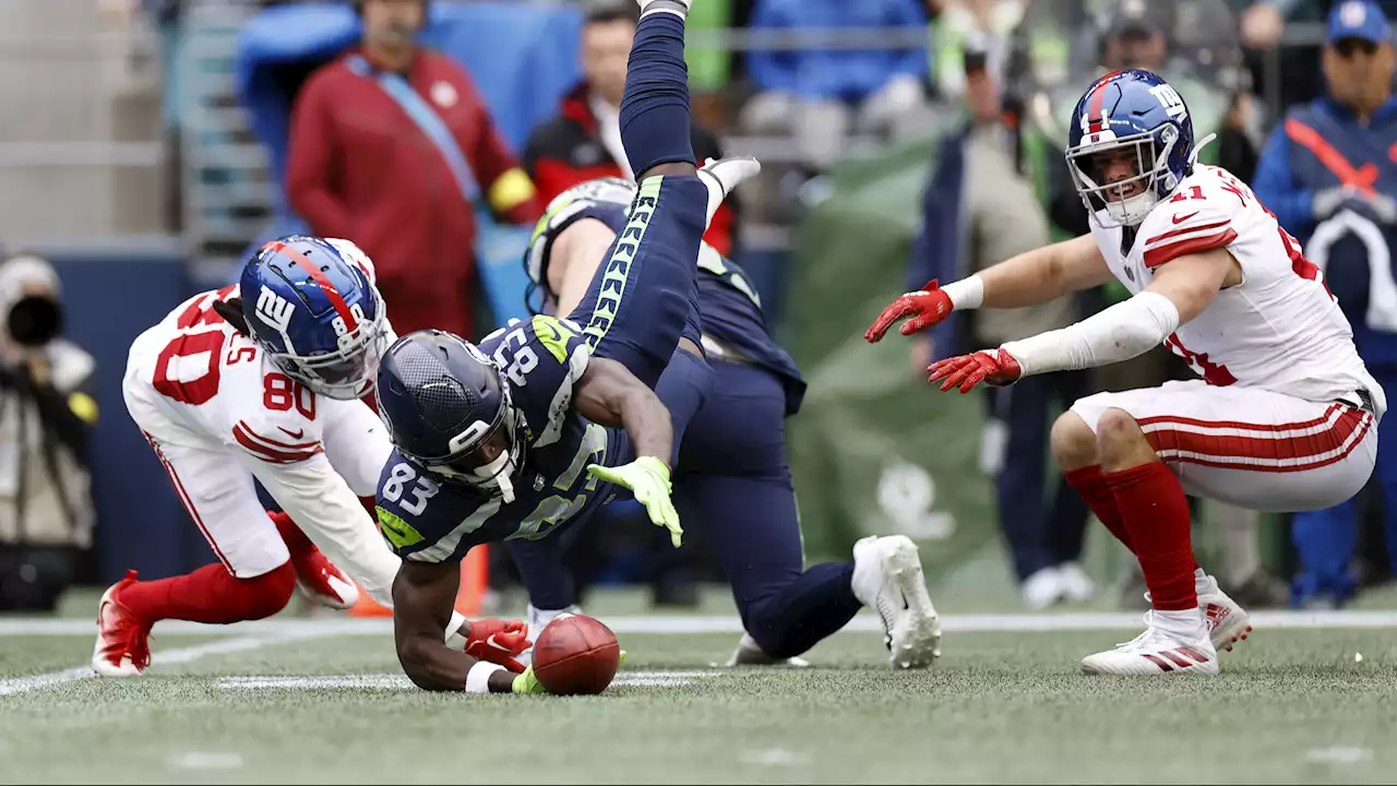 Giants Can't Overcome Mistakes, Seattle's Defense in Loss