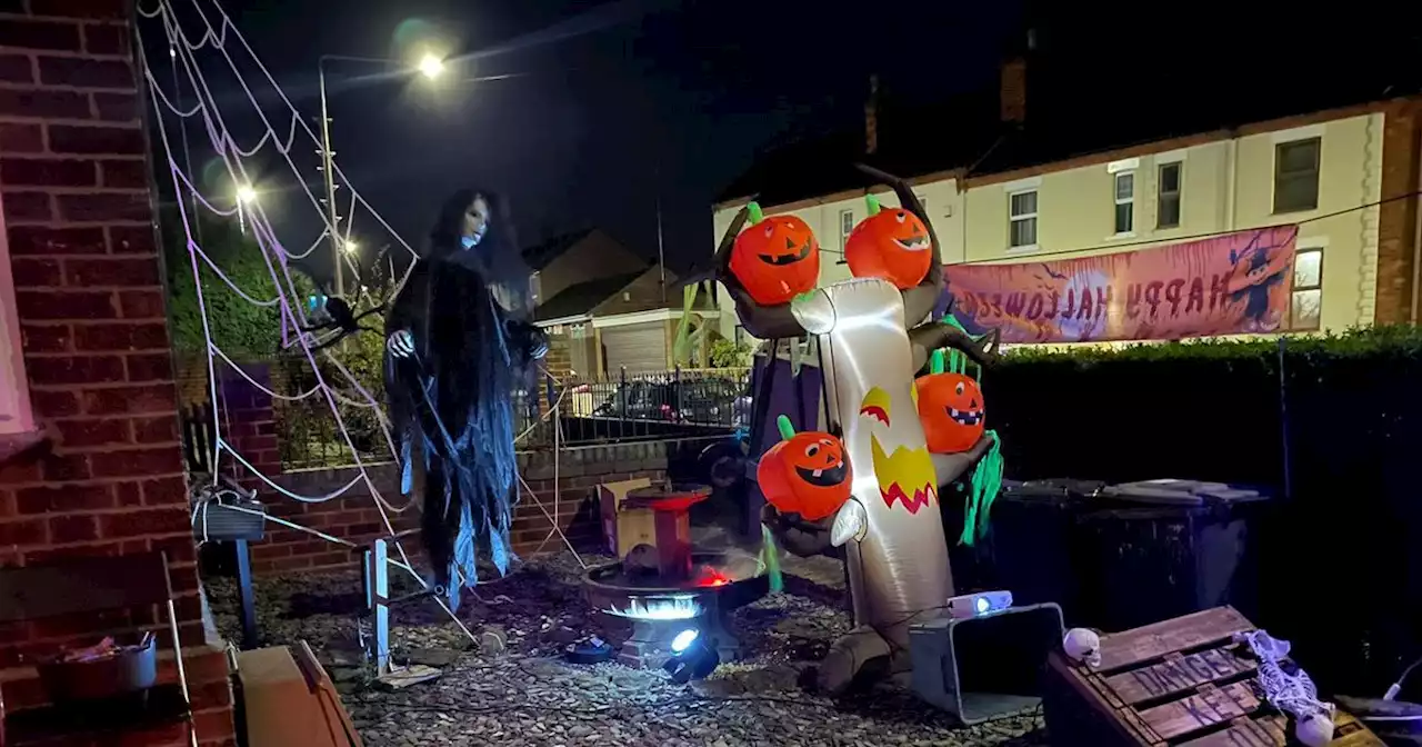 Spooky houses across Notts with coffins, skulls and pumpkins