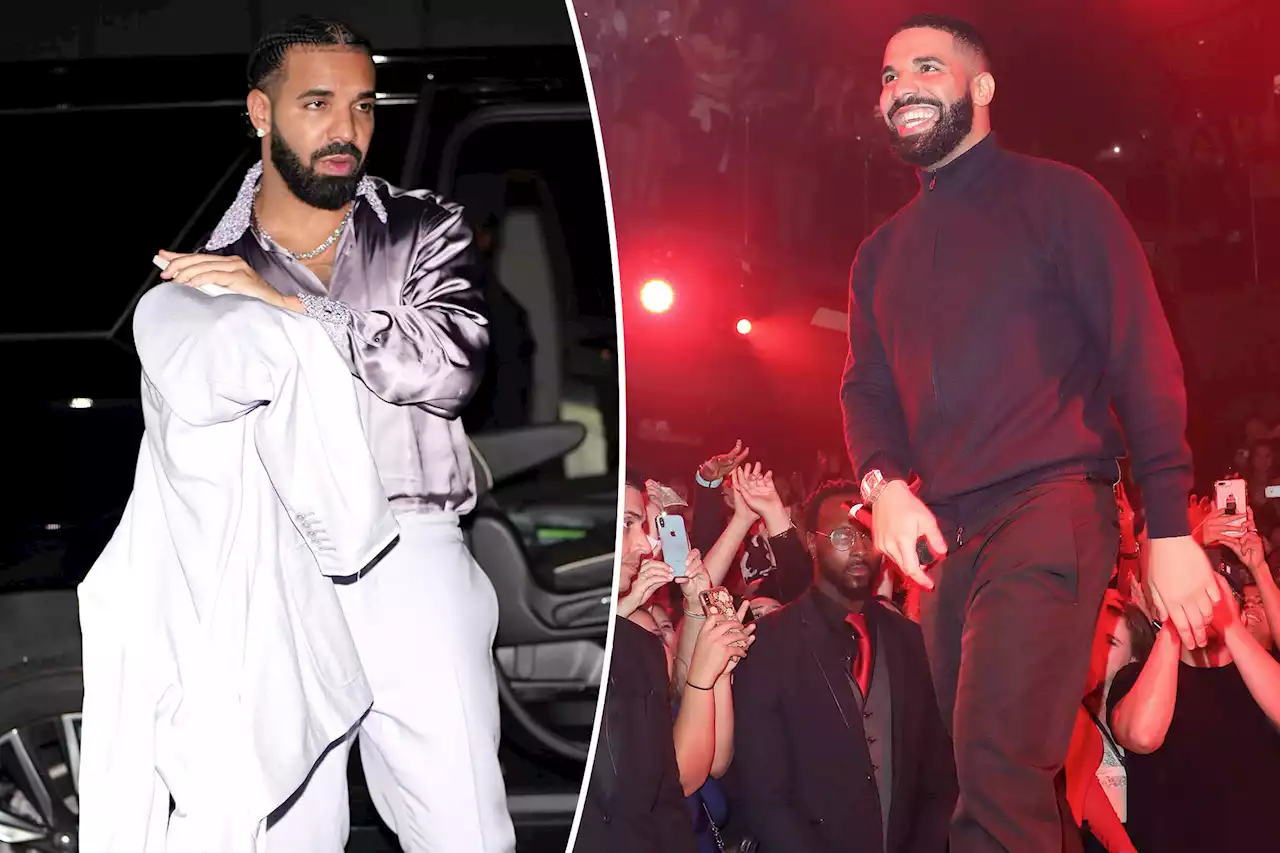 Drake parties with huge crew in Miami for Halloween