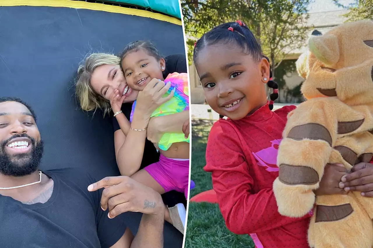 Khloé Kardashian shares first pic of her, Tristan Thompson’s son for Halloween