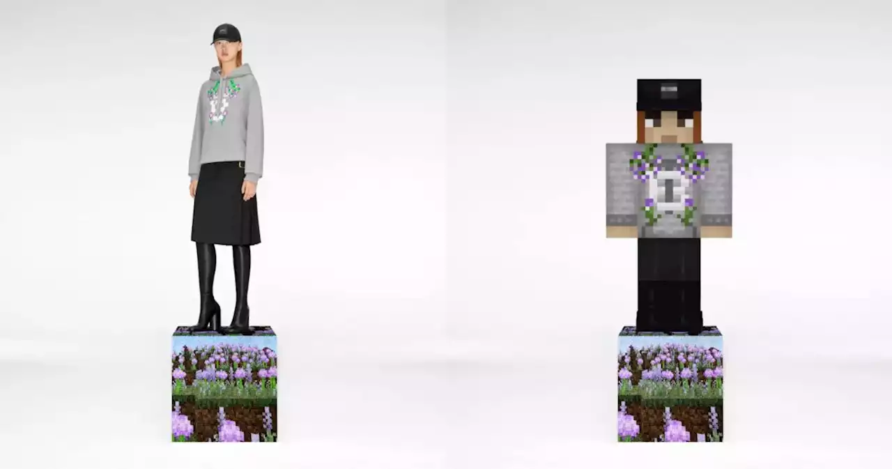 Burberry and Minecraft have collabed to make the most boring merch I've seen in a while