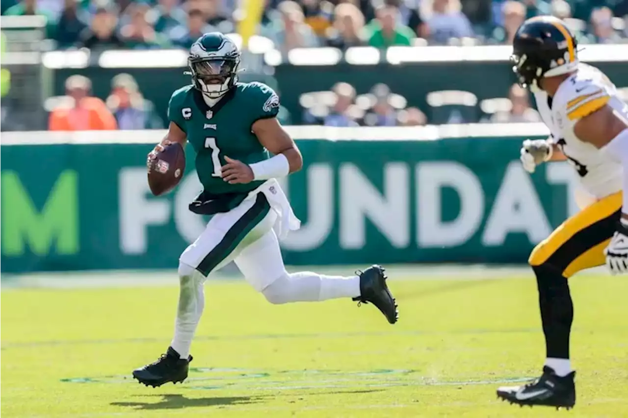 In Eagles win over Steelers, Jalen Hurts keeps proving how far he has come as a QB