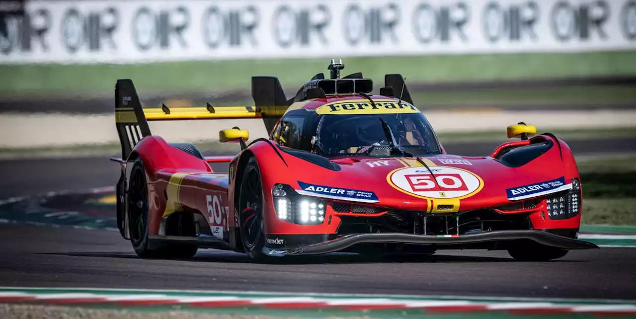 See the Ferrari 499P Uncovered on Track For the First Time