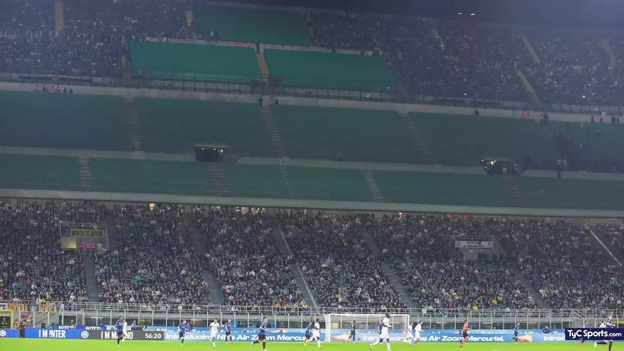 Los ultras del Inter vaciaron una tribuna a los golpes para homenajear a su histórico líder asesinado - TyC Sports