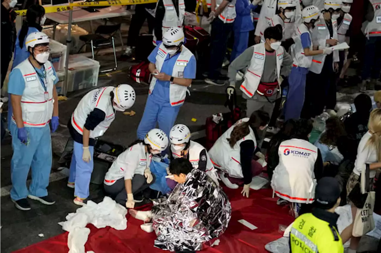 Witnesses describe 'a hell' inside South Korean crowd surge