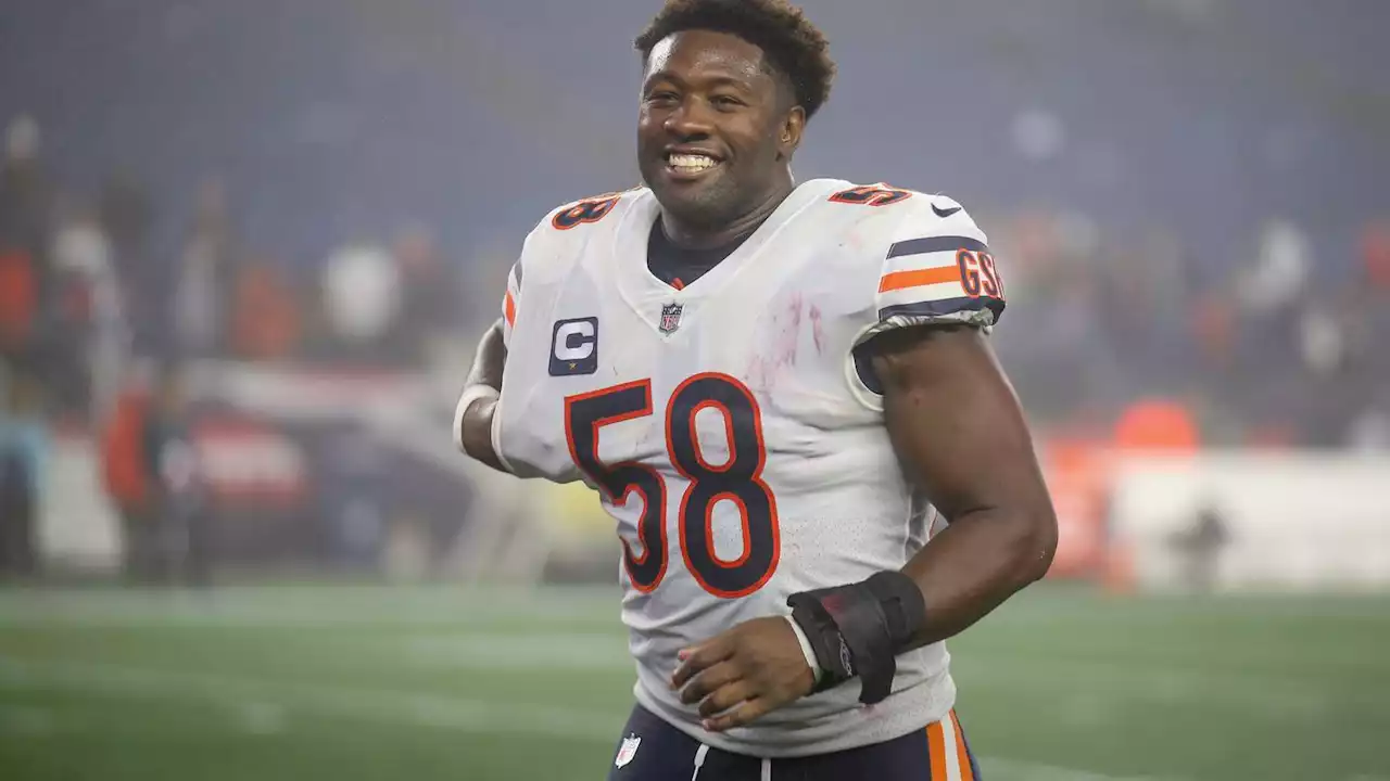 Ravens make a big move, trade for Bears LB Roquan Smith