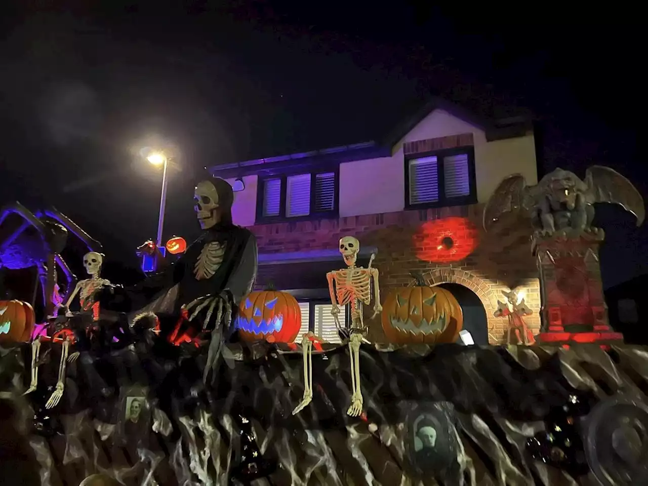 WATCH: Amazing viral Halloween home display dazzles families in Yorkshire as location revealed