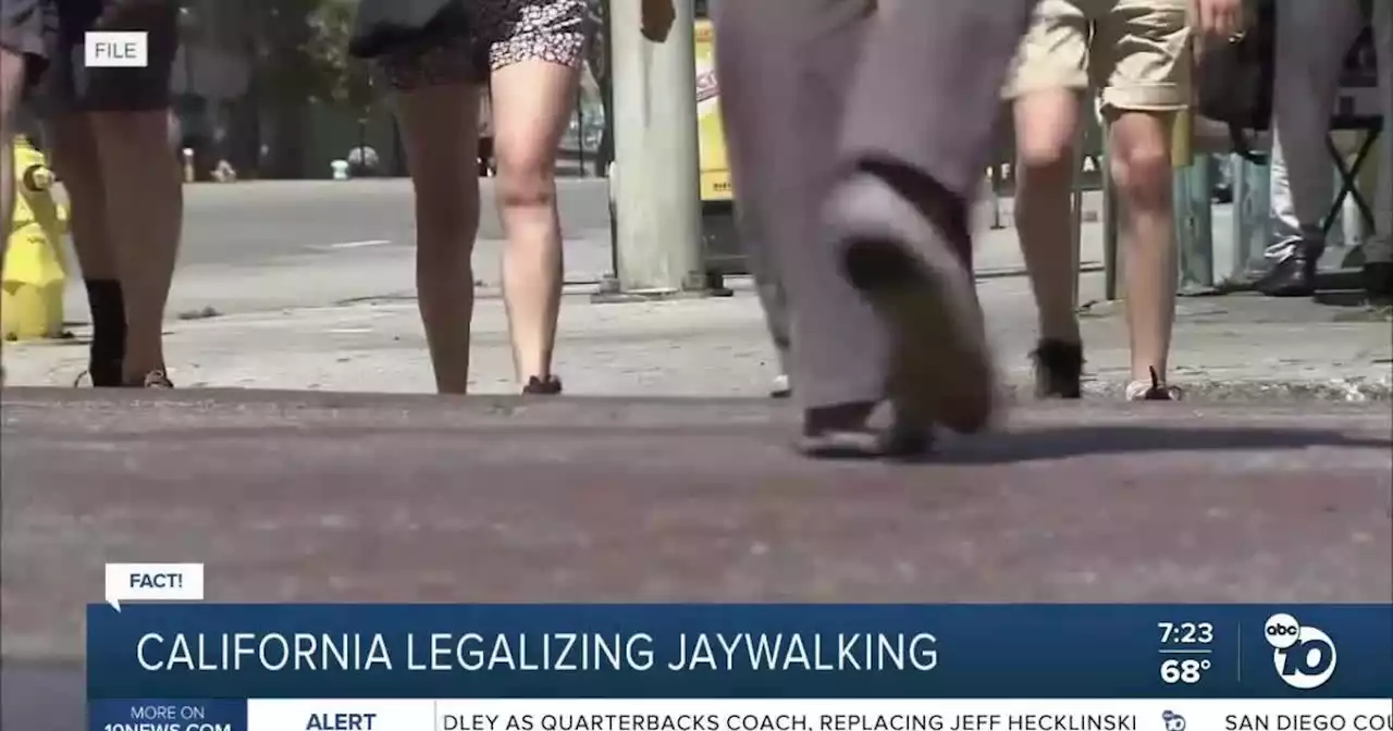 Fact or Fiction: Jaywalking legal in California?