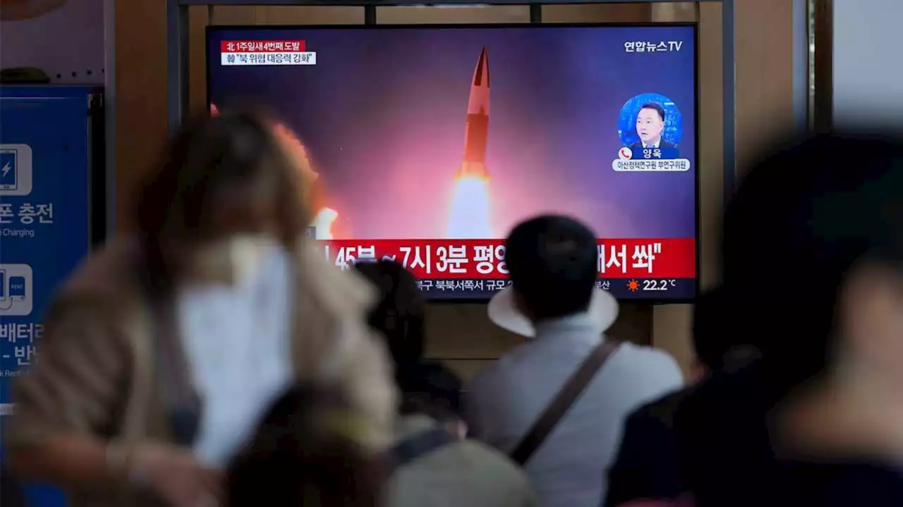 North Korea fires apparent ballistic missile over Japan: Ministry of Defense