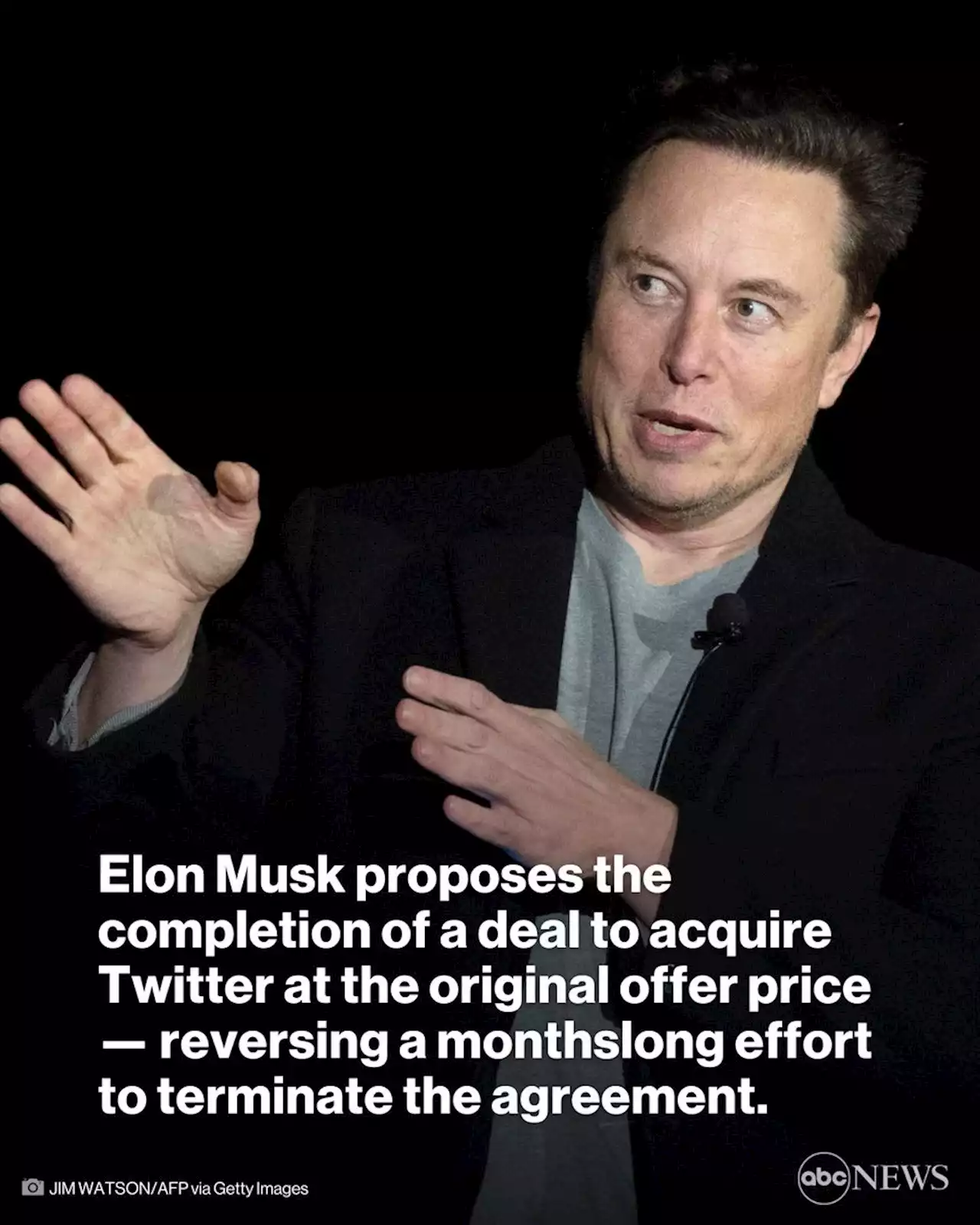 Elon Musk set to purchase Twitter after reversing course