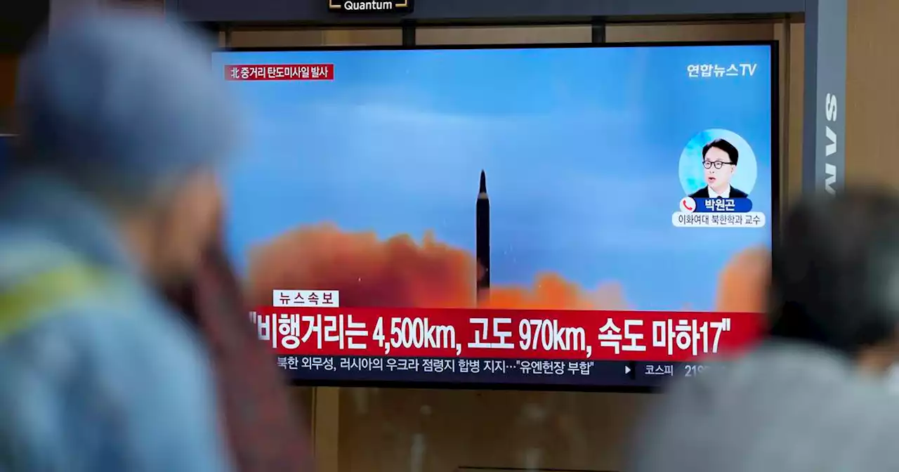 North Korea sends missile soaring over Japan, forcing evacuation notices