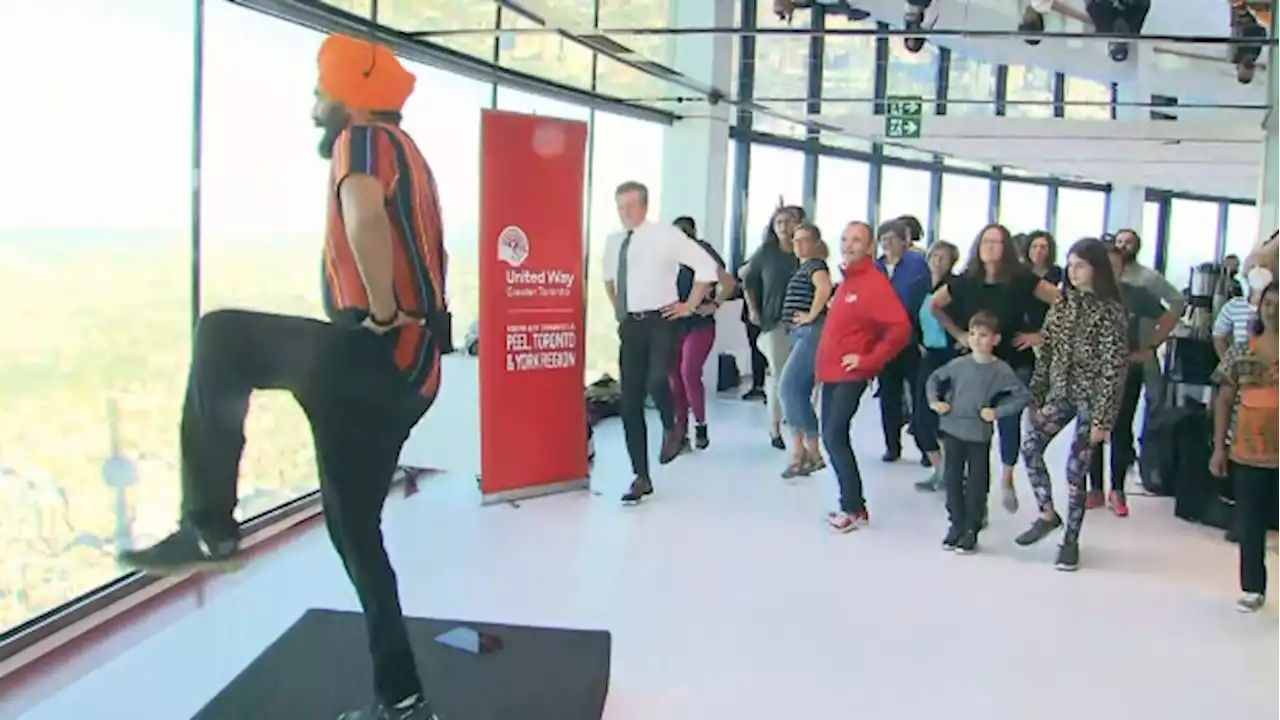 Bringing joy through Bhangra dancing to CN Tower