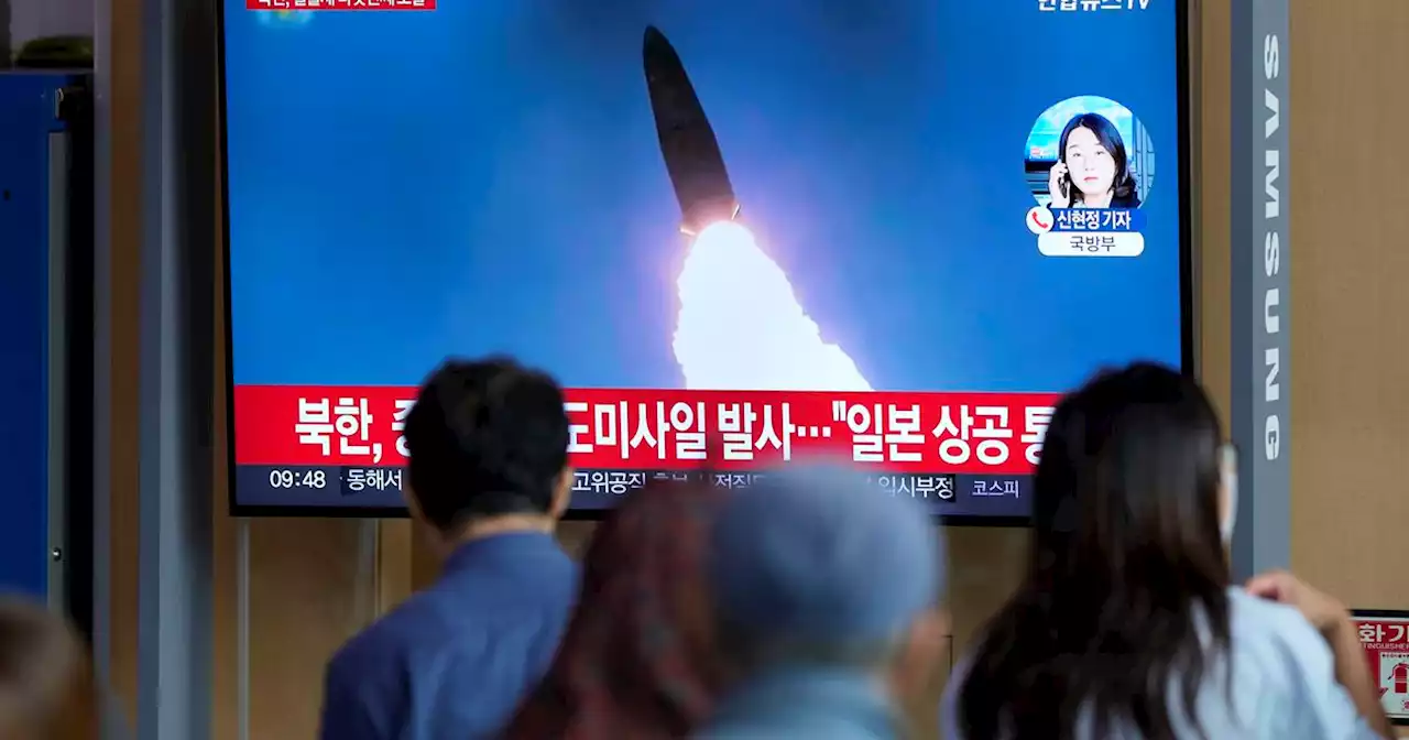 N. Korea sends missile soaring over Japan in escalation