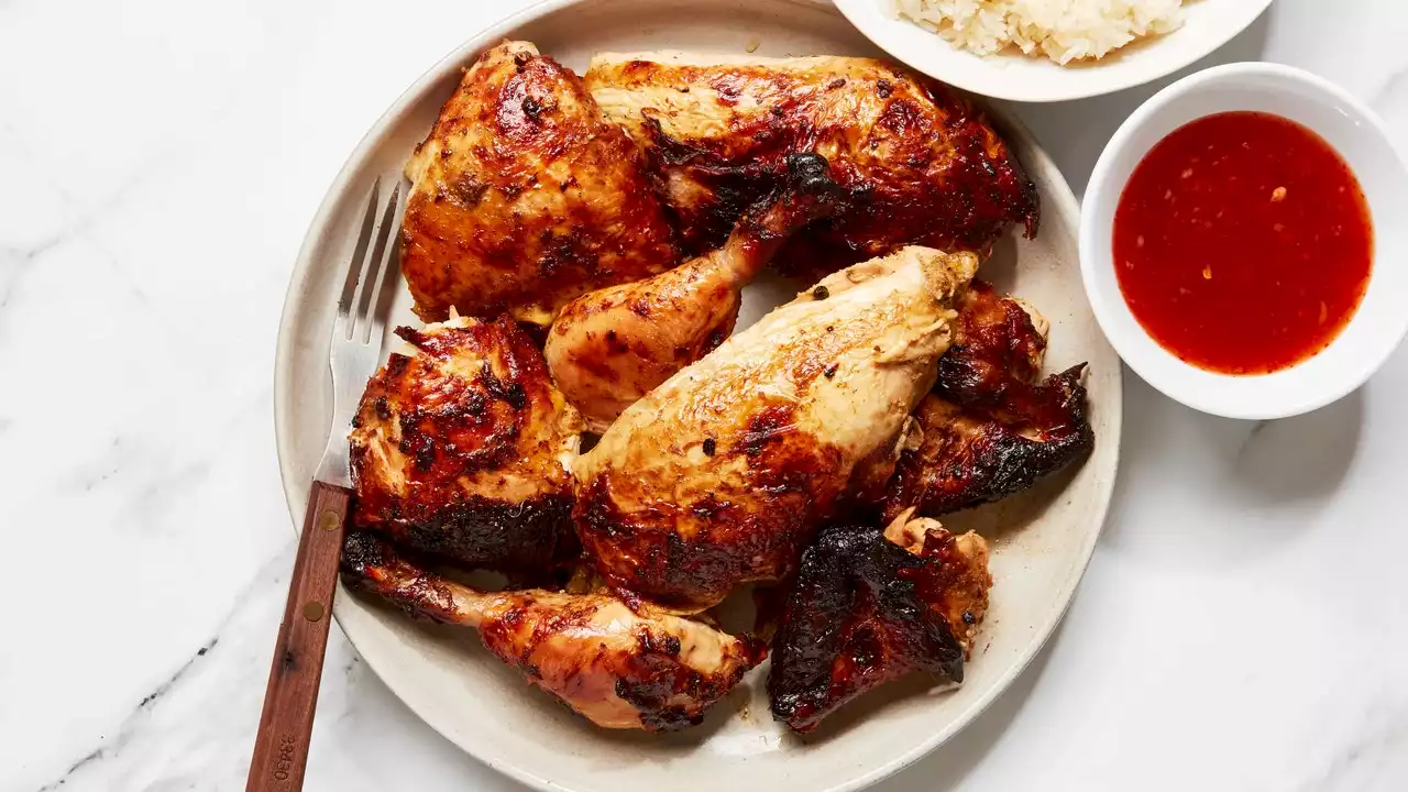 Black Pepper Roasted Chicken