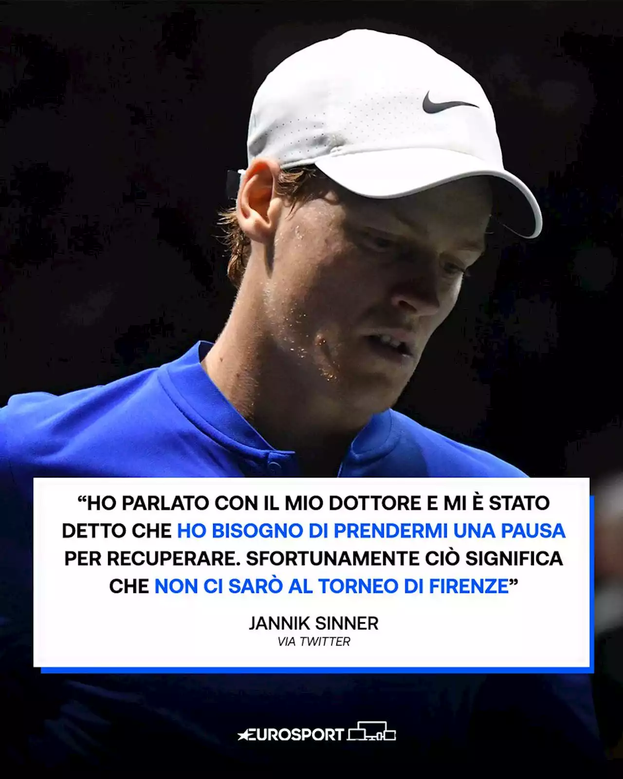 Come sta Jannik Sinner? L'azzurro salta l'ATP 250 di Firenze: 'Ho bisogno di qualche settimana di riposo'