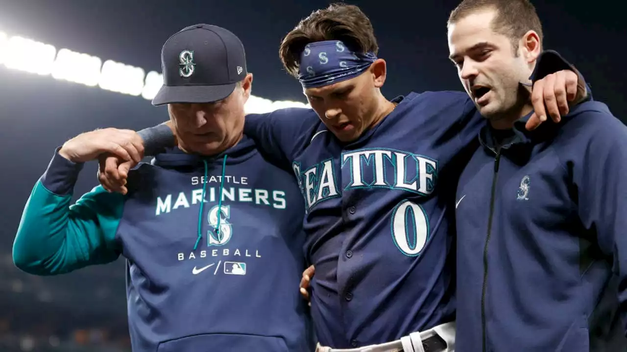 Sam Haggerty leaves with groin injury in Mariners 4-3 loss to Tigers